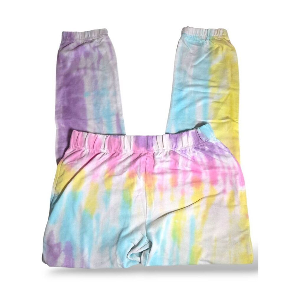 Thrill 94 Pastel Rainbow Tie-Dye Joggers - Women’s Size Large